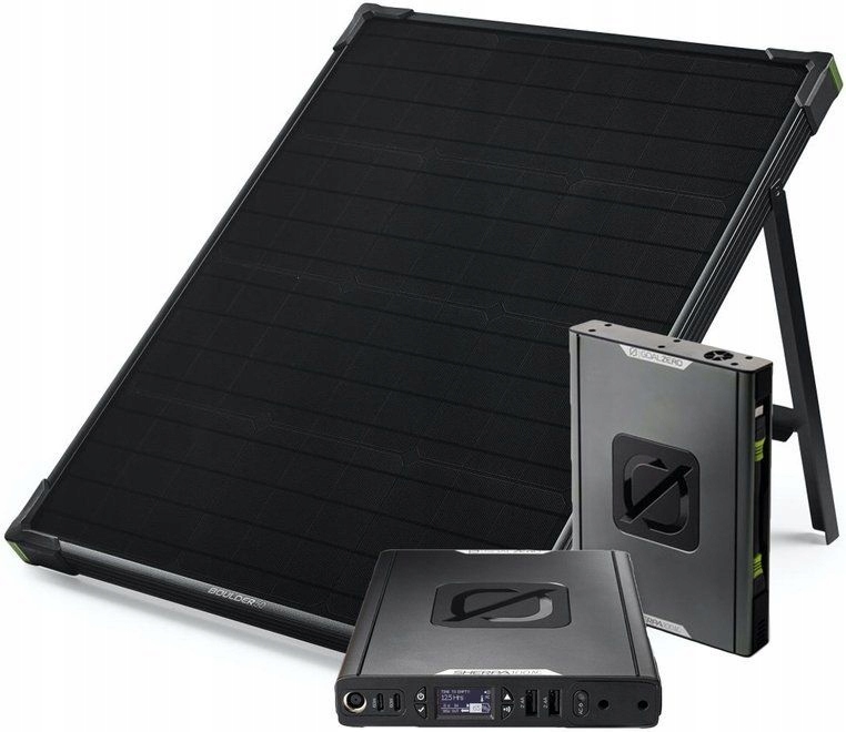 Powerbank 94.7Ah 230V - 100W USB Panel solarny 50W