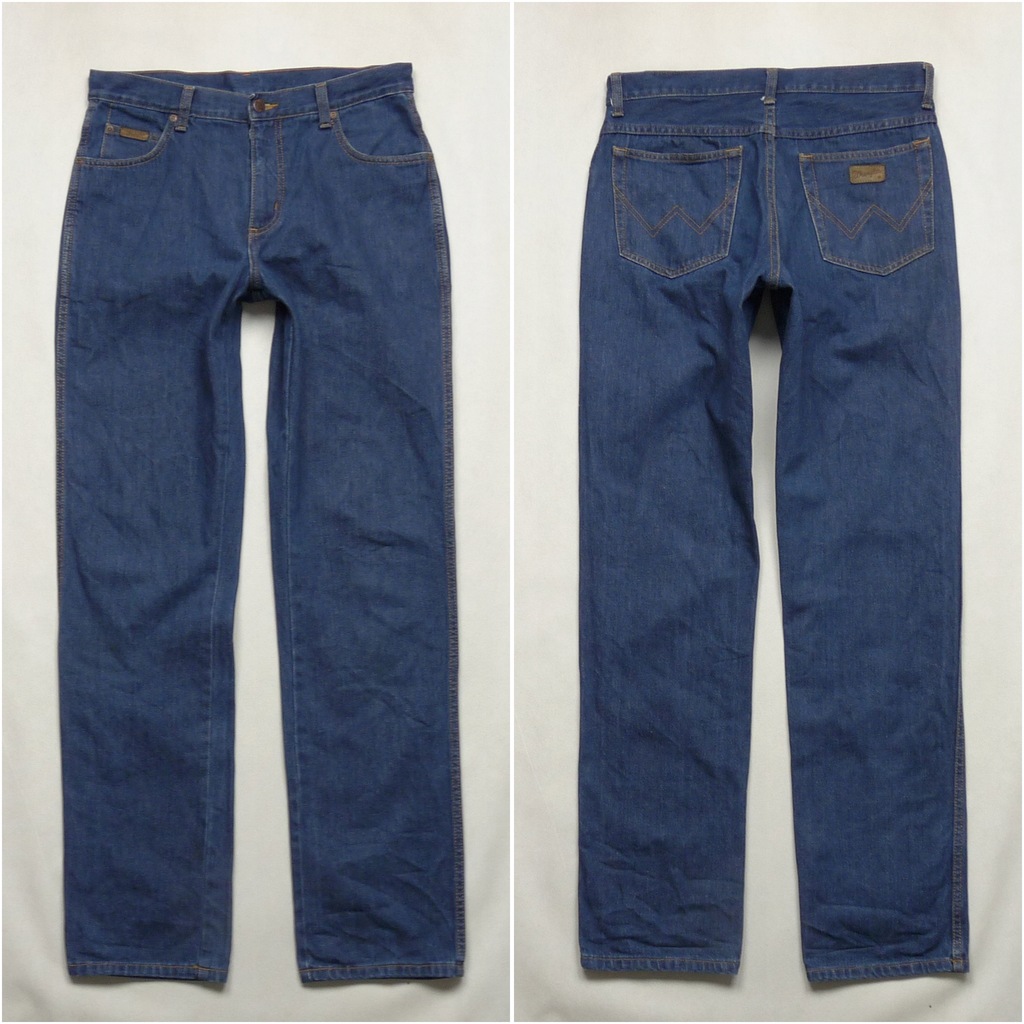 WRANGLER TEXAS niebieskie męskie jeansy W32 L34