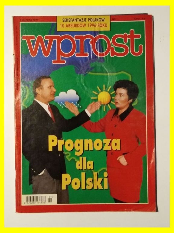 gazeta tygodnik archiwalny WPROST 05,01,1997