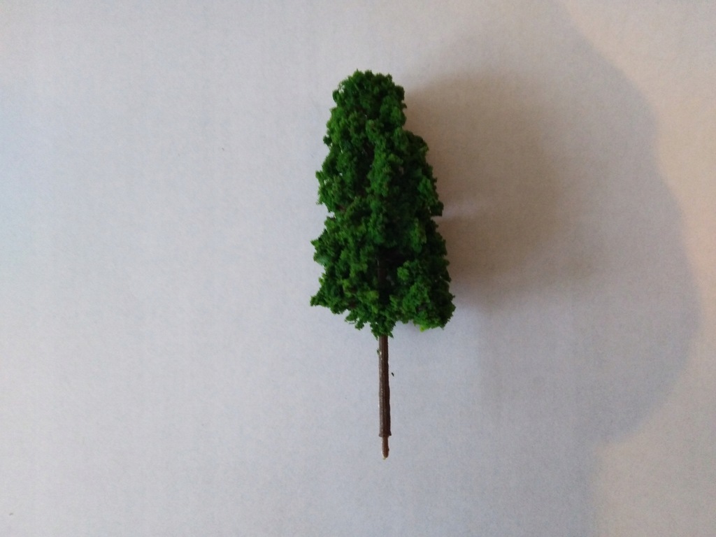 HO-TT drzewo na makiete wysokość 8,5 cm.-5 sztuk