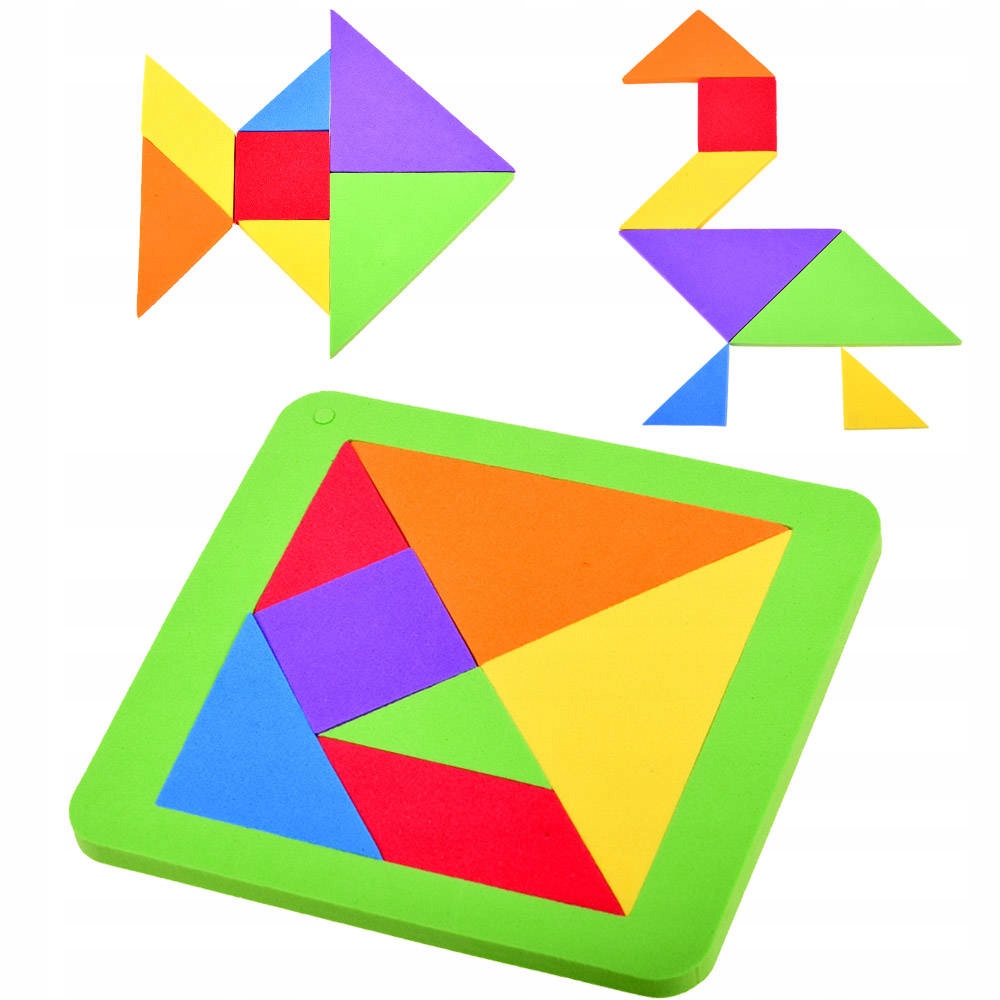 Puzzle piankowe układanka logiczna tangram ZA3343