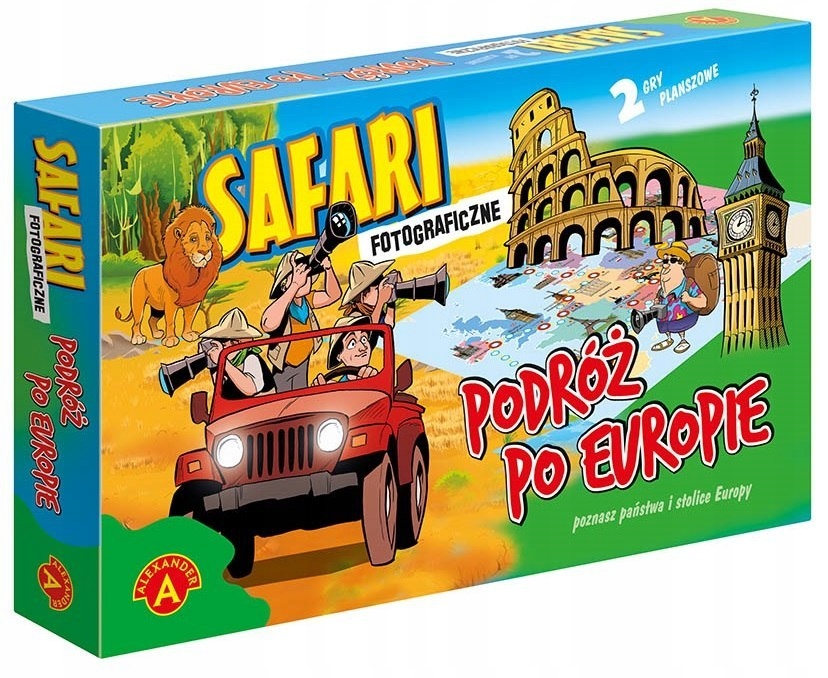 Alexander - 2 gry Safari + Podróż po Europie 13894