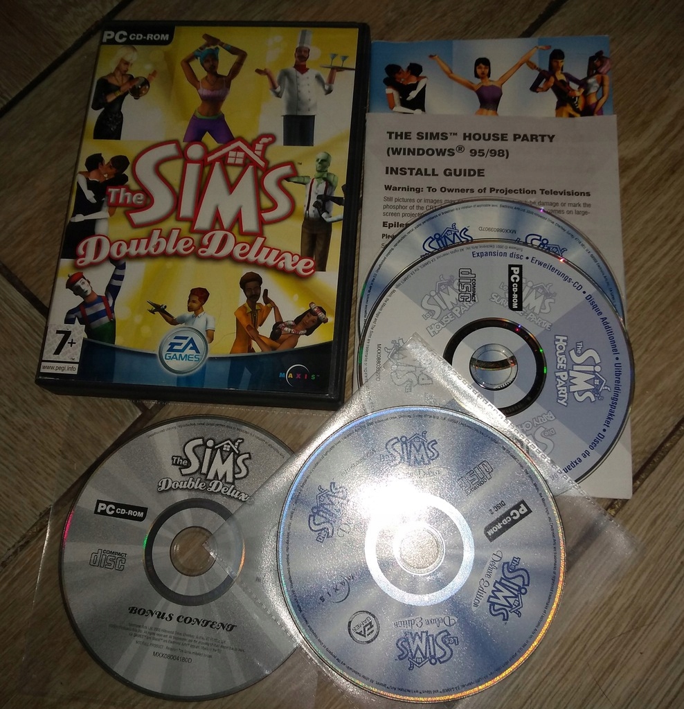 THE SIMS 1 DOUBLE DELUXE PC PL