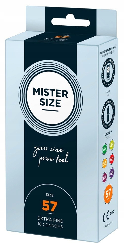 Prezerwatywy 57mm 10 szt. Mister Size