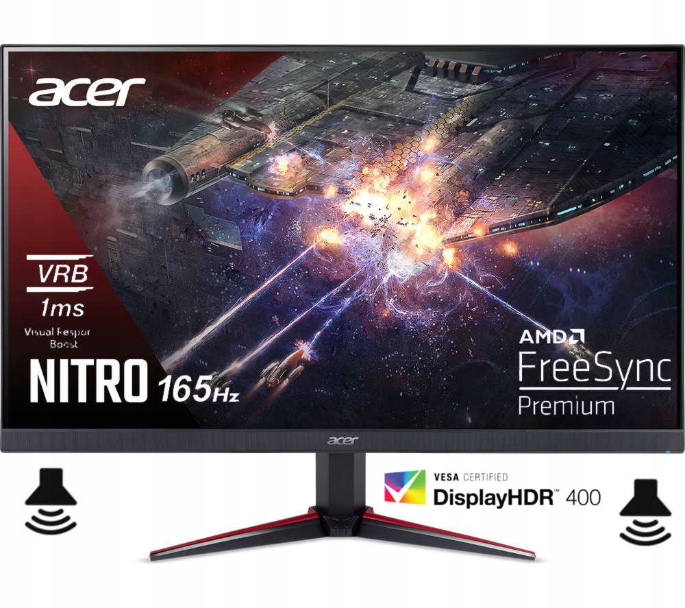 Купить Монитор Acer NITRO VG240 IPS, 165 Гц, 1 мс, FreeSync: отзывы, фото, характеристики в интерне-магазине Aredi.ru