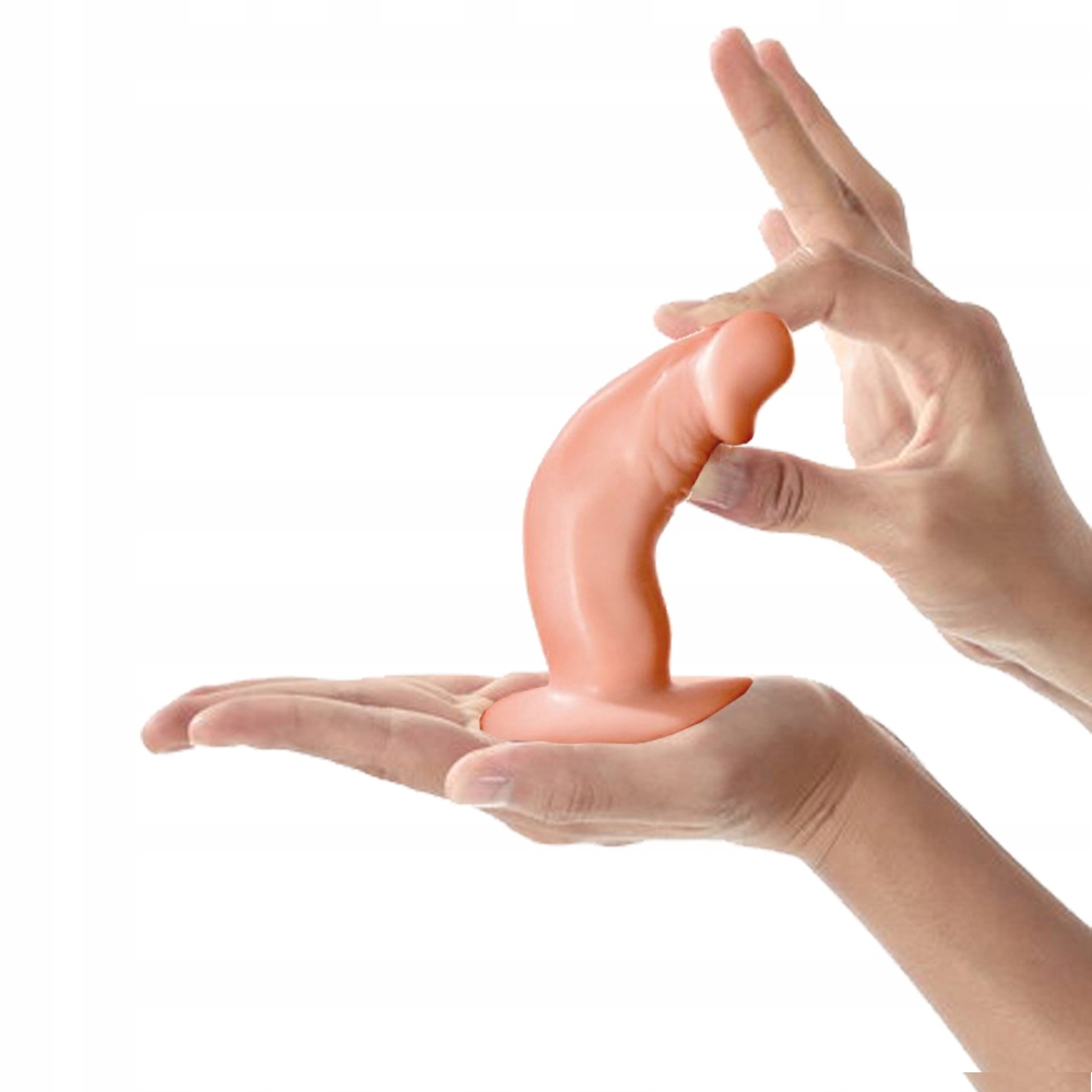 DILDO PENIS REALISTYCZNY ANALNY Z PRZYSSAWKĄ 11CM