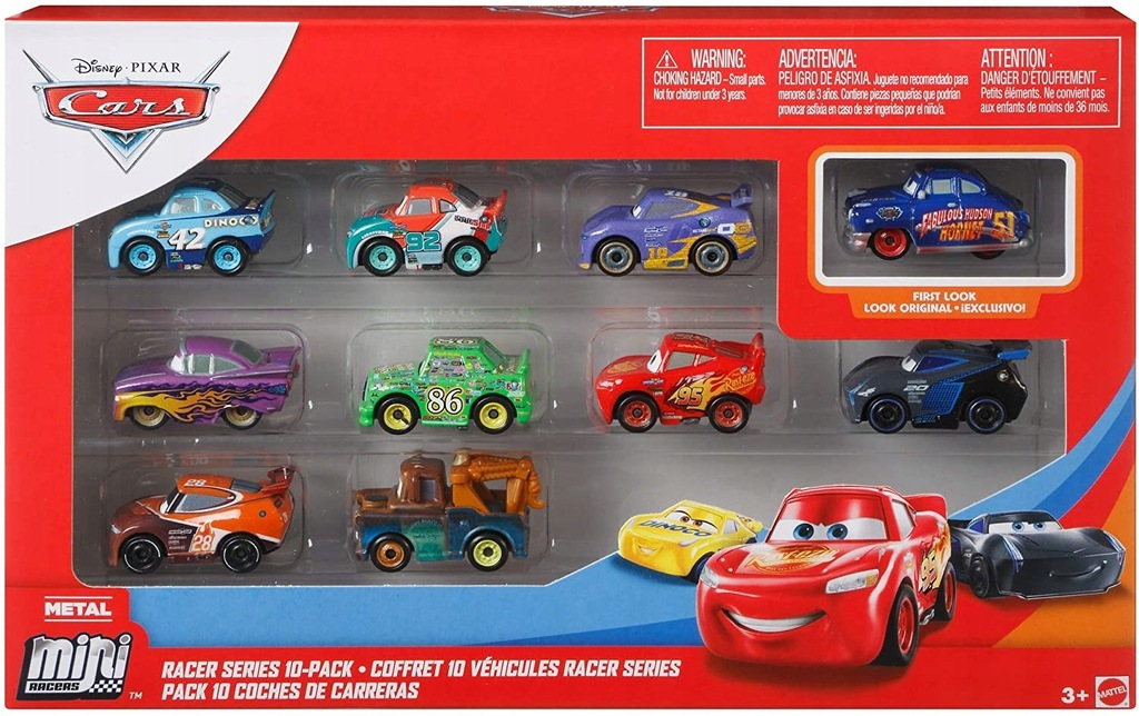 Disney Pixar Cars Mini Racers Racer Series 10 szt.