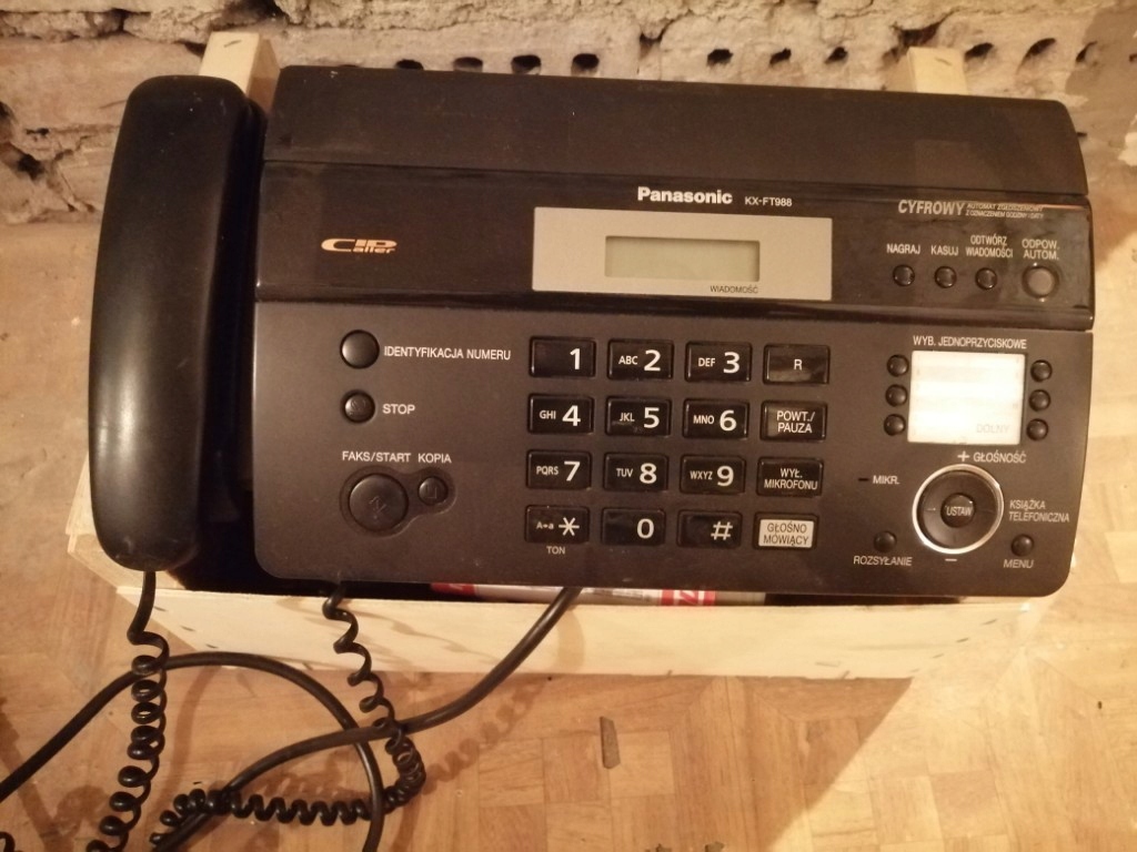 fax Panasonic kx ft988