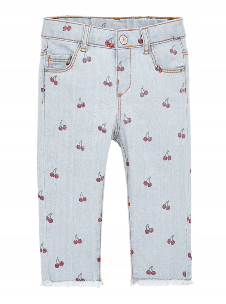 P8G160 ZARA BABY__MI6 SPODNIE JEANS NADRUK__104