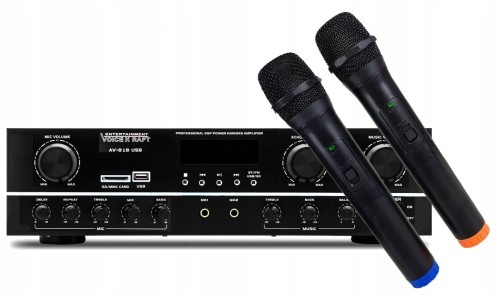 WZMACNIACZ VK AV 818 5.1 USB BLUETOOTH 2 X MIC.