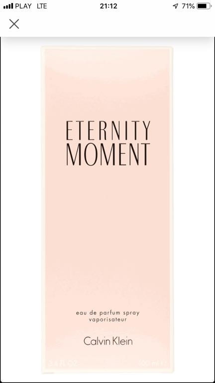 Eternity Moment Calvin Klein 100 Ml Rossmann Oficjalne Archiwum Allegro