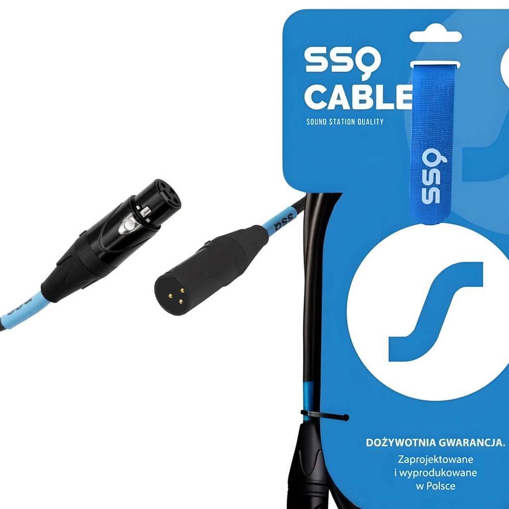 Kabel XLR-XLR - kabel mikrofonowy 10 metrów - SSQ XX10