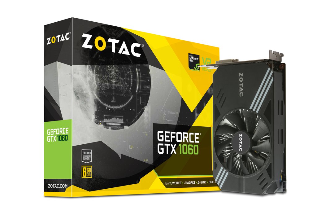 Купить Карта ZOTAC GeForce GTX 1060 Mini 6 ГБ GTX1060: отзывы, фото, характеристики в интерне-магазине Aredi.ru