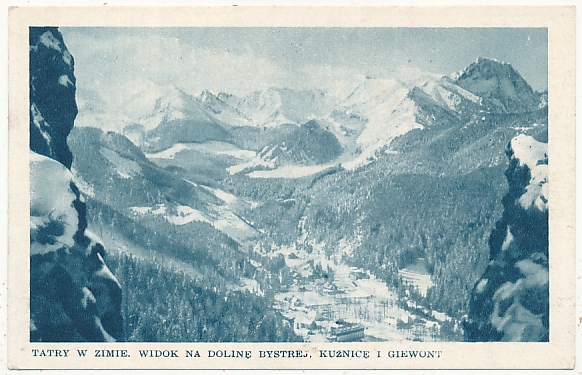 Tatry Dolina Bystrej Kuźnice Giewont wy PTK nr 518