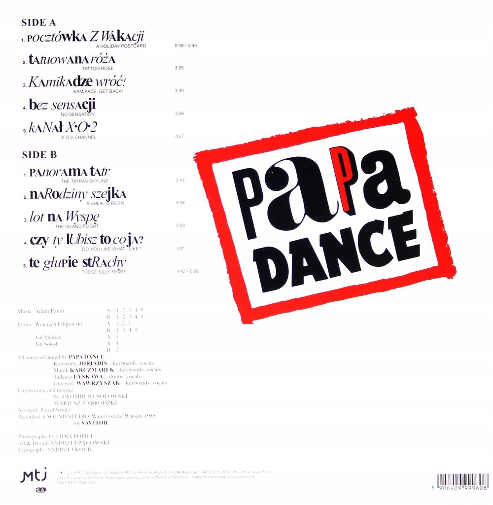 Купить PAPA DANCE: PAPA DANCE [ВИНИЛ]: отзывы, фото, характеристики в интерне-магазине Aredi.ru