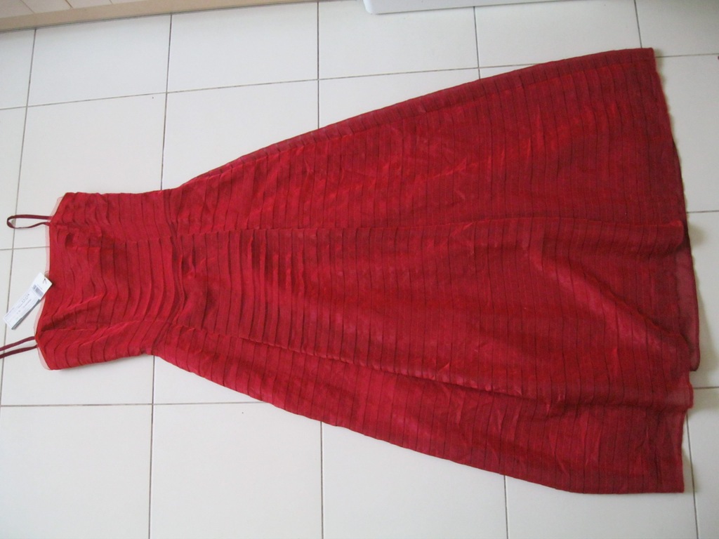 SOLAR elegancka sukienka czerwona M ostatnia