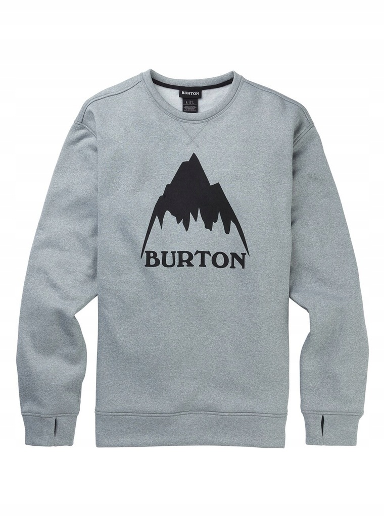 Bluza snowboardowa BURTON OAK CREW / GRAY HEATHER