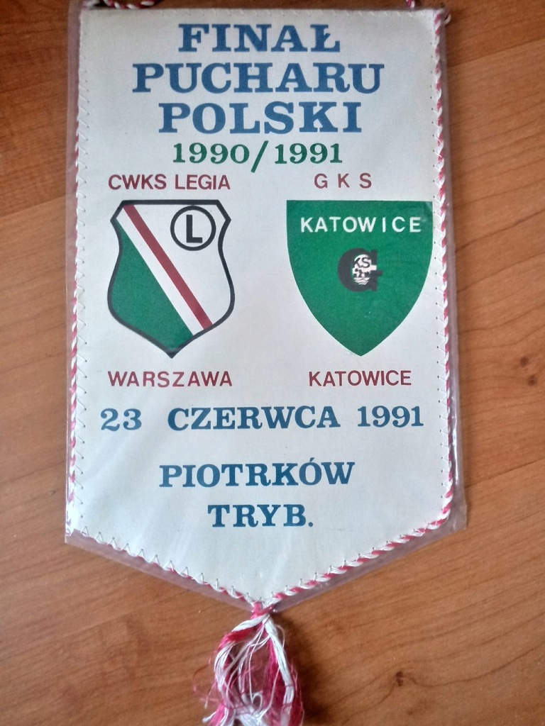 Legia Warszawa GKS Katowice Proporczyk