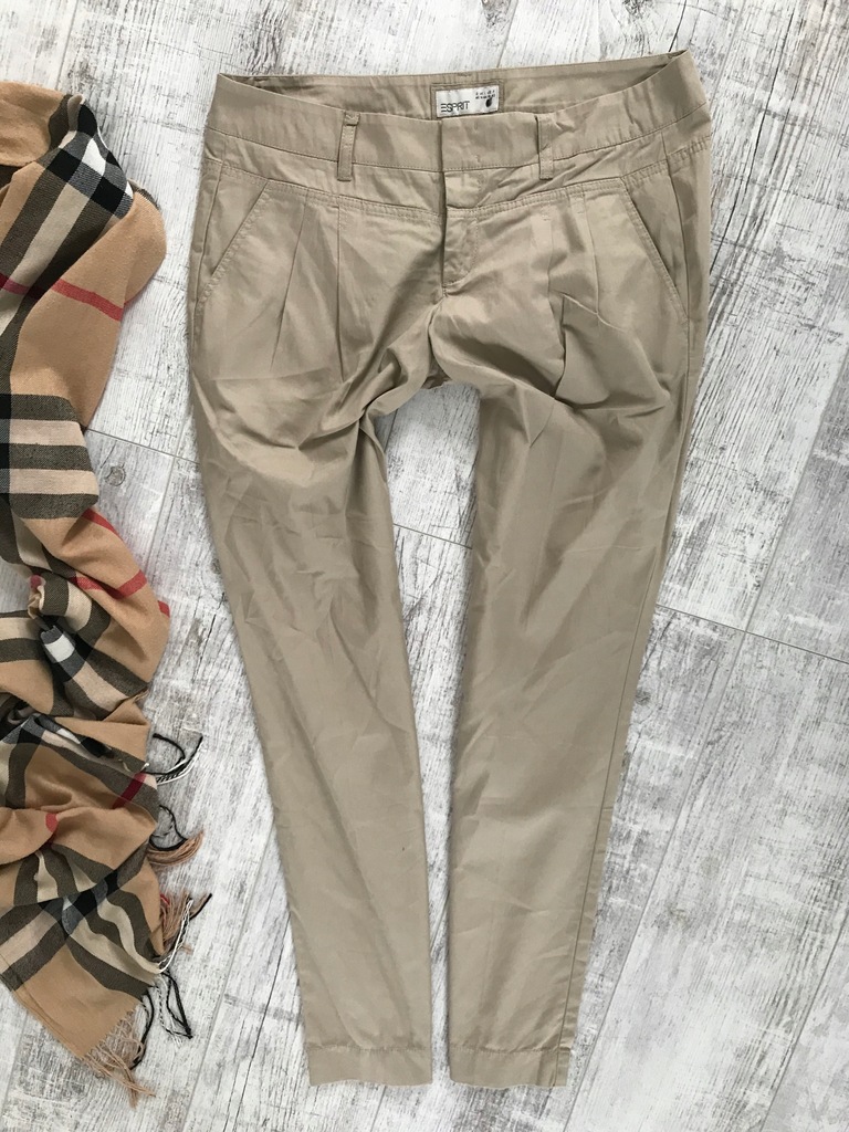 ESPRIT___spodnie chinos RURKI__ 40/42