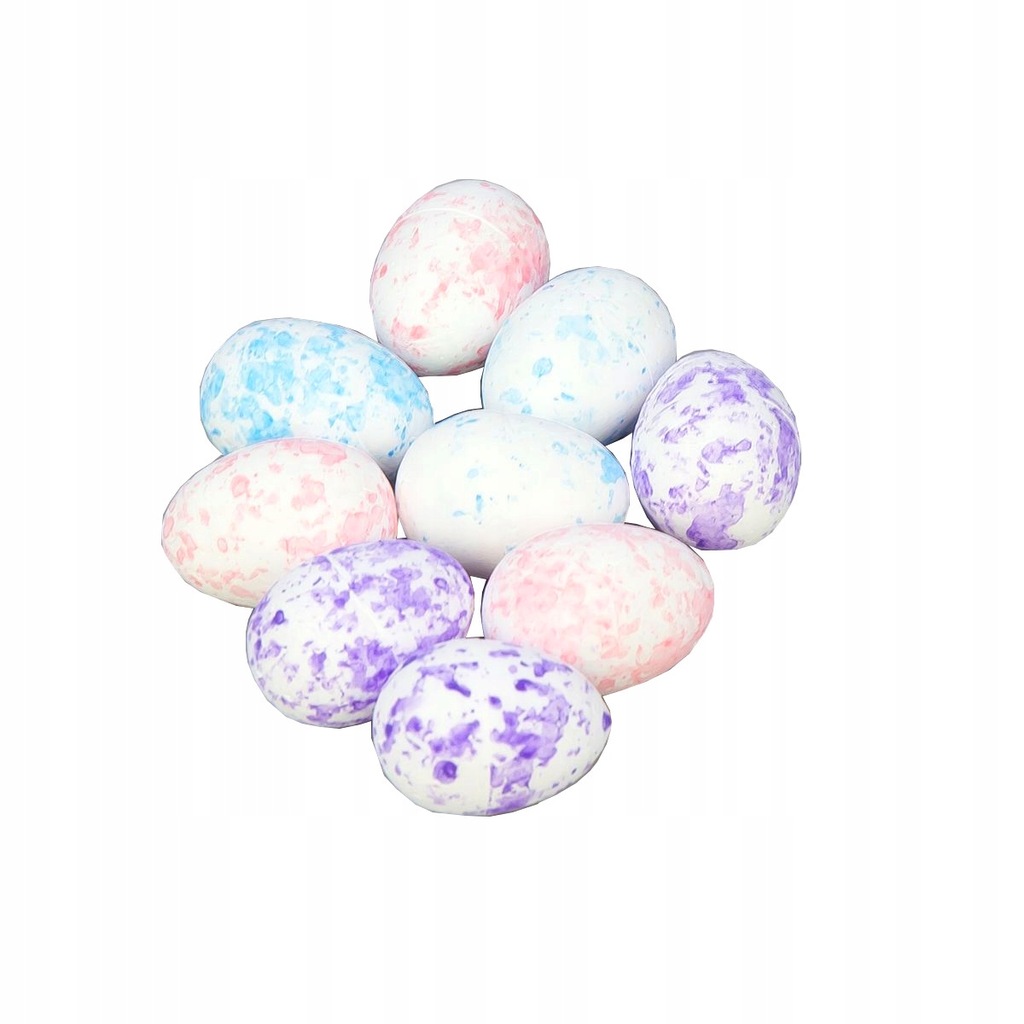 Jajeczka jajka styropianowe kolorowe 18x25mm op.50