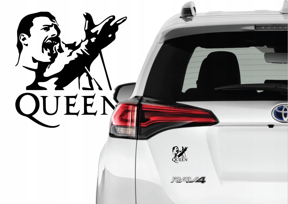 Naklejka na samochód zespół Queen Freddie Mercury
