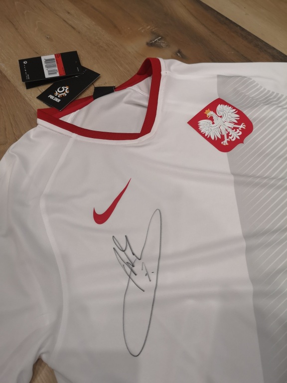 Koszulka Reprezentacji Polski z autografem Milika