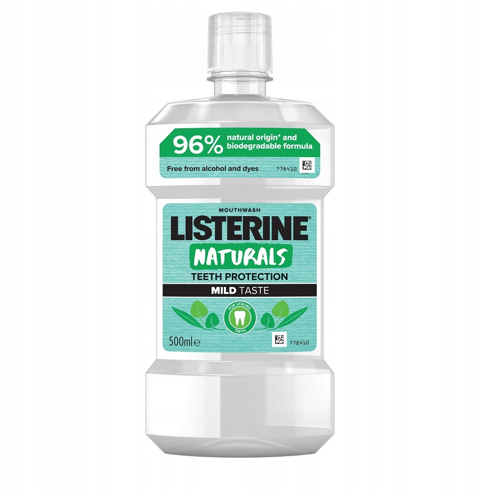 Listerine Naturals Teeth Protection płyn do płukania jamy ustnej 500ml P1