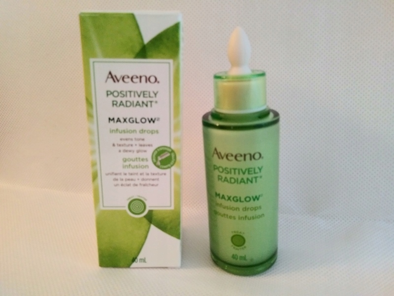 Aveeno Positively Radiant infusion drops serum