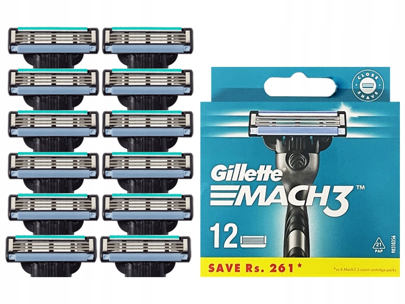 Gillette Mach 3 12szt