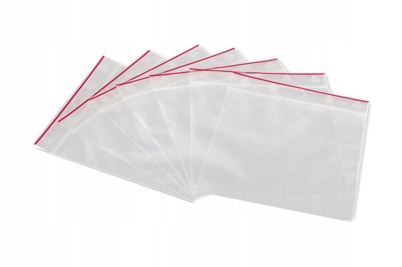 Woreczki STRUNOWE Na Kanapki 150 x 200 Opakowanie 100 SZTUK Torebki Plastik