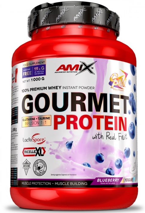 Amix Gourmet Protein białko 1kg jagoda