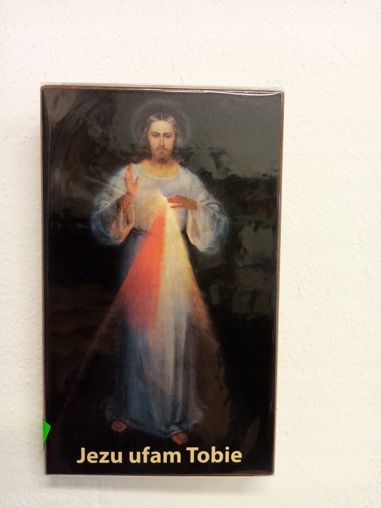 ikona Jezu Ufam Tobie Wileński 25x15 cm grawer