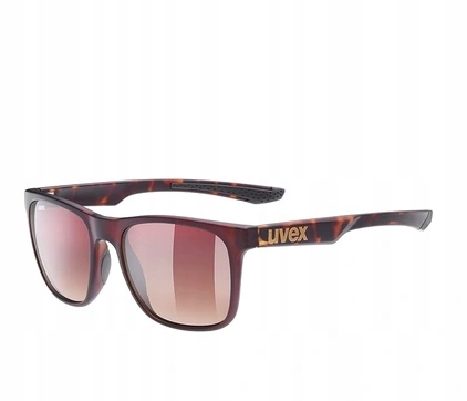 UVEX LGL 42 okulary przeciwsłoneczne unisex lustrzane havanna matowy brąz