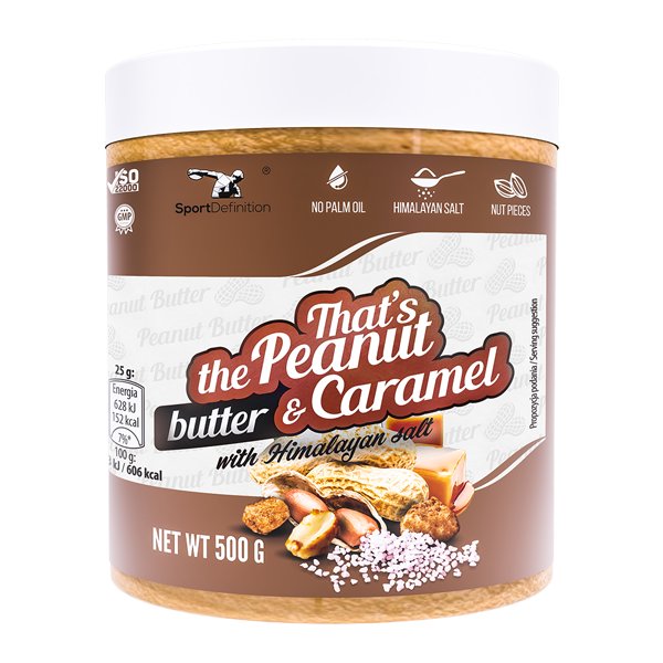 SPORT DEF. PEANUT & CARMEL BUTTER 500G MASŁO!!