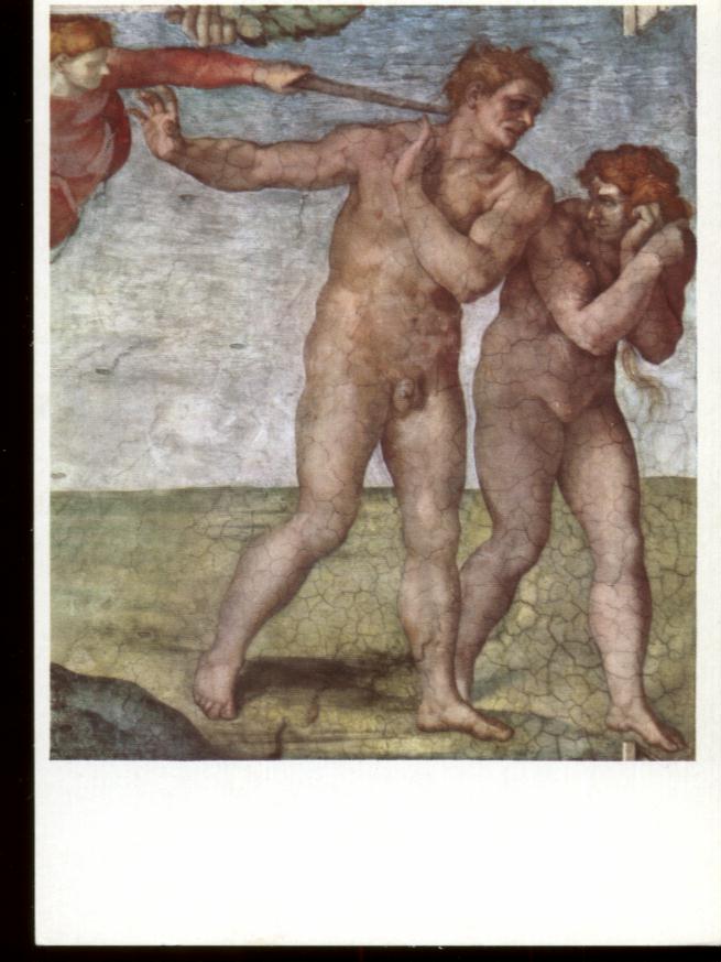 MICHAŁ ANIOŁ (1475-1564) WYGNANIE Z RAJU