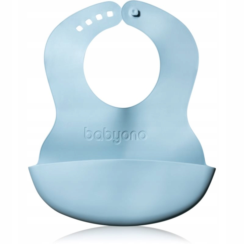 BabyOno Be Active Soft Bib with Adjustable Lock śliniak Blue 6 m+ 1 sz...