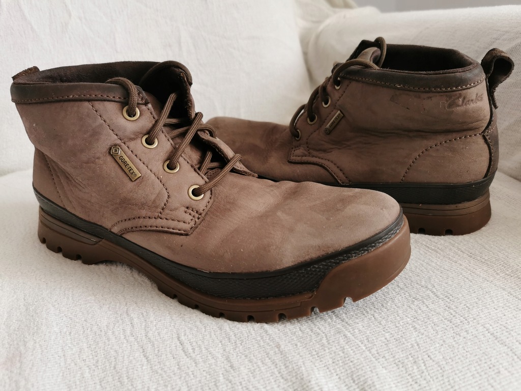 CLARKS GORE-TEX r 41 trzewiki męskie skórzane