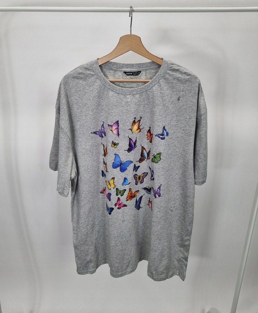 SHEIN T-SHIRT DAMSKI Z NARUKIEM L 613