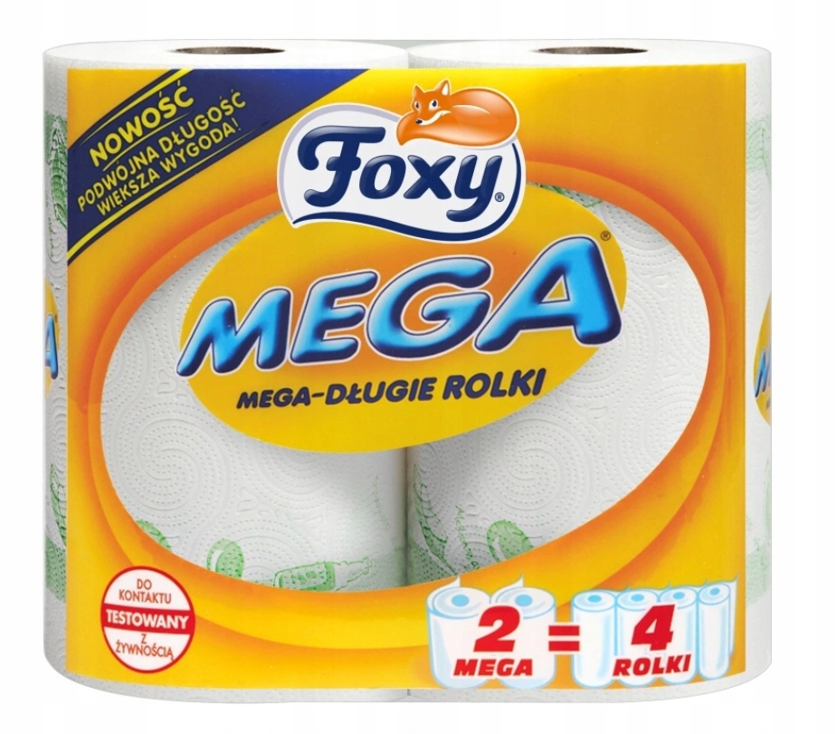 FOXY MEGA DŁUGIE ROLKI RĘCZNIK PAPIEROWY KUCHENNY