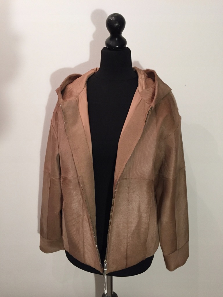 Max Mara Studio Kurtka Futro r.32-34 Nowa