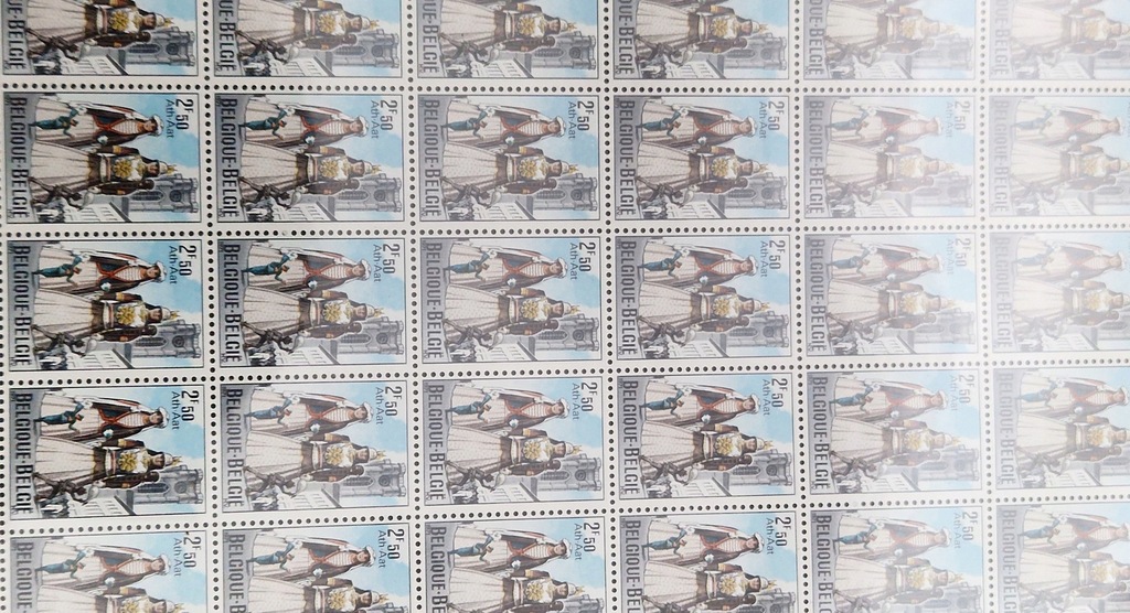 #49 ARKUSZ BELGIA CZYSTY