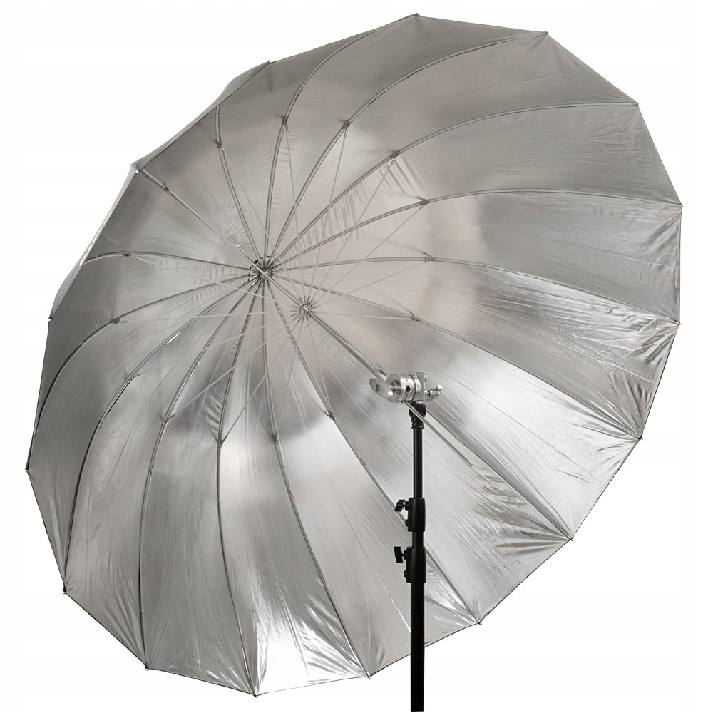 GlareOne parasolka głęboka ORB 135cm srebrna