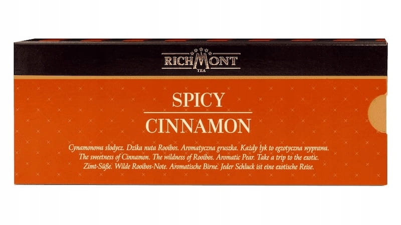 Richmont Spicy Cinnamon 12x6g - aromatyzowana herbatka korzenna z rooibosem