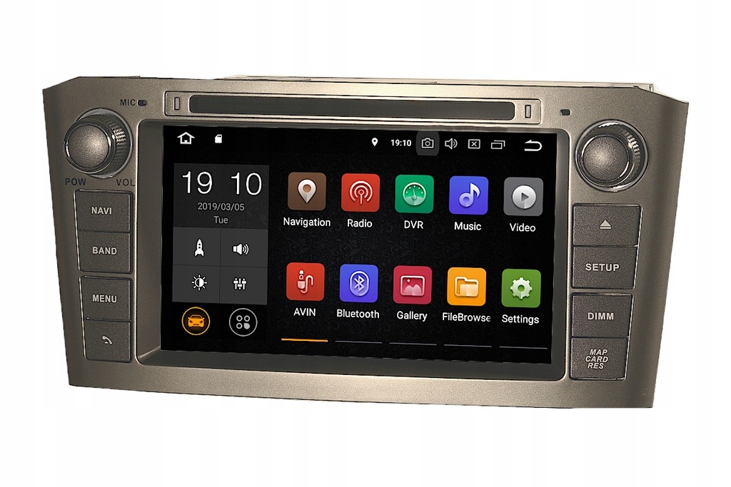 NAWIGACJA RADIO TOYOTA AVENSIS T25 ANDROID 9 2GB