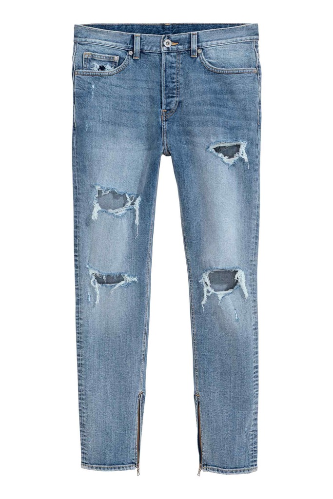 H&M Dżinsy Relaxed Skinny, rozm. 28