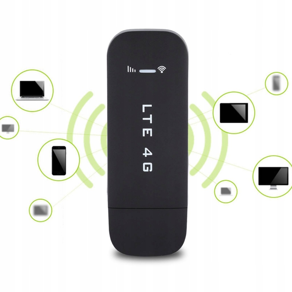 ROUTER 4G LTE KARTA SIECIOWA USB BEZPRZEWODOWA WIFI W PODRÓŻY 10 UŻYTKOWNIK
