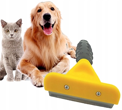 SZCZOTKA TRYMER DLA ZWIERZĄT PSA KOTA GRZEBIEŃ