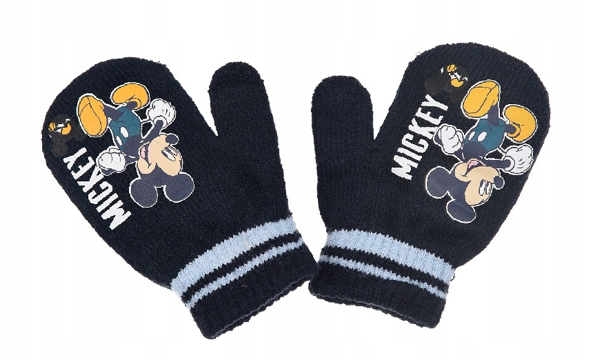 Granatowe rękawiczki niemowlęce Disney Myszka