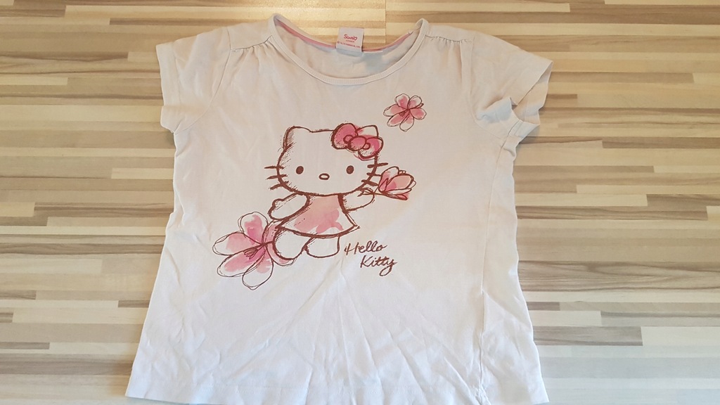 Hello Kitty bluzka t'shirt roz. 122