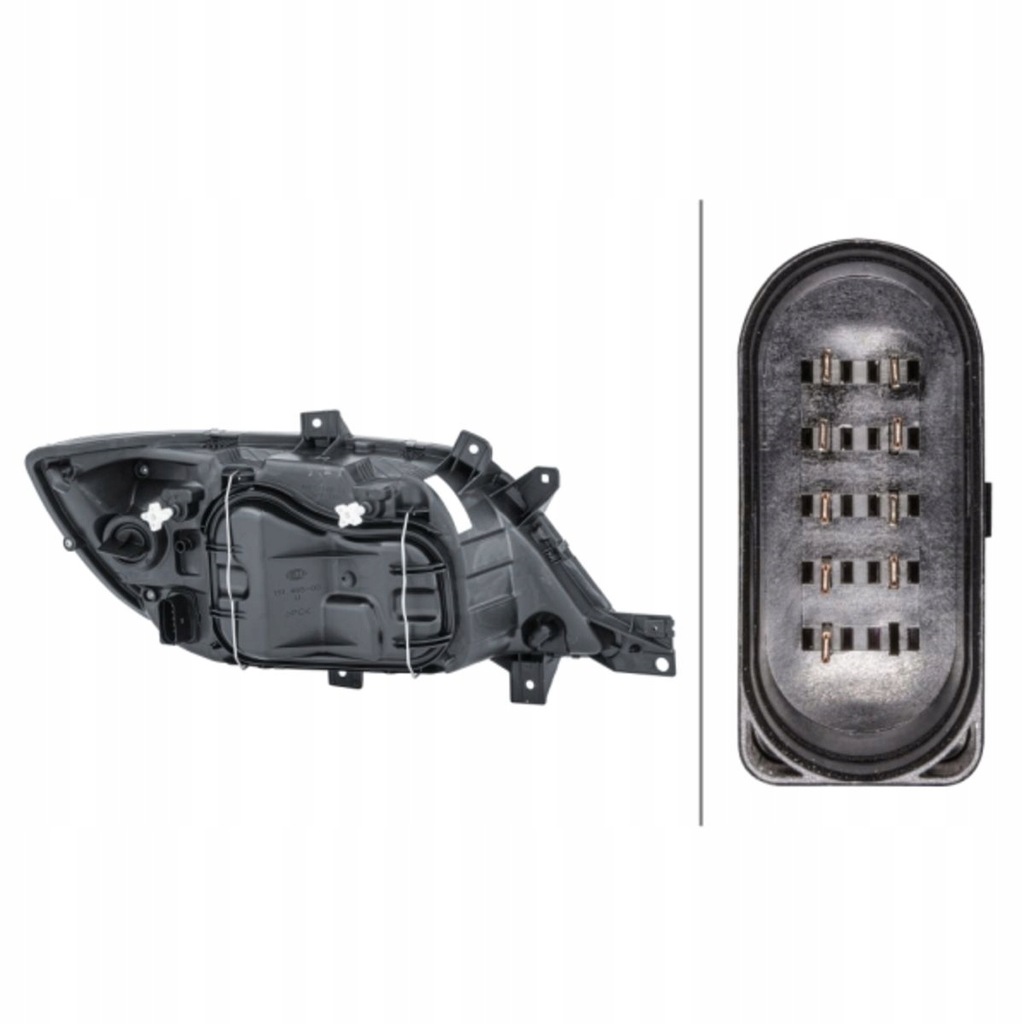 REFLEKTOR LAMPA LEWA Z SILNICZKIEM DO REGULACJI